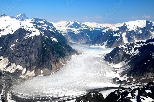 The LeConte Glacier is a 35 km long glacier in the Tongass National Forest in the Alaska Panhandle, USA. photo