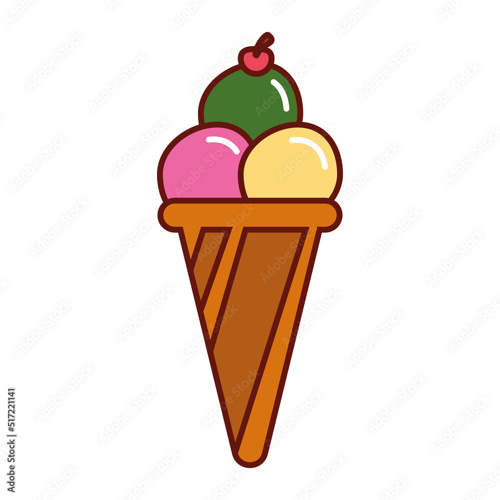 ice cream sweet cone ice cream sweet cone
