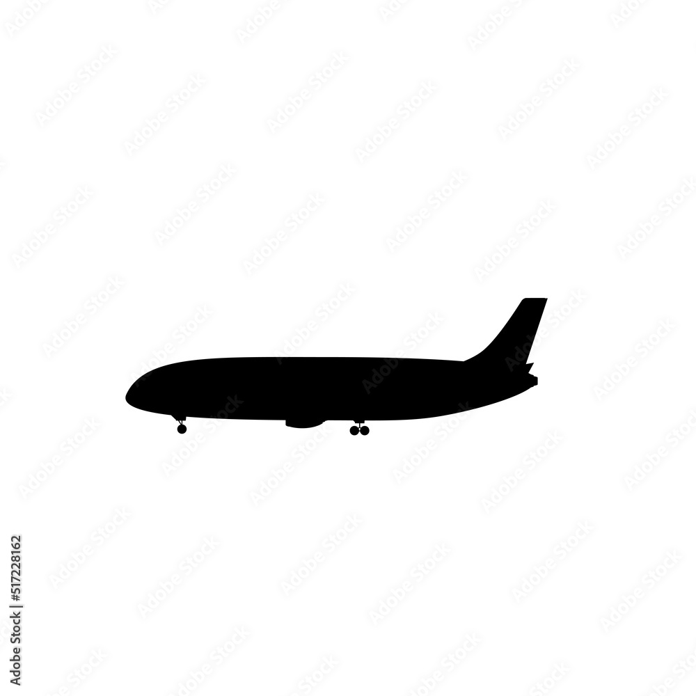 Fototapeta premium International travel by passenger plane, shipping by plane