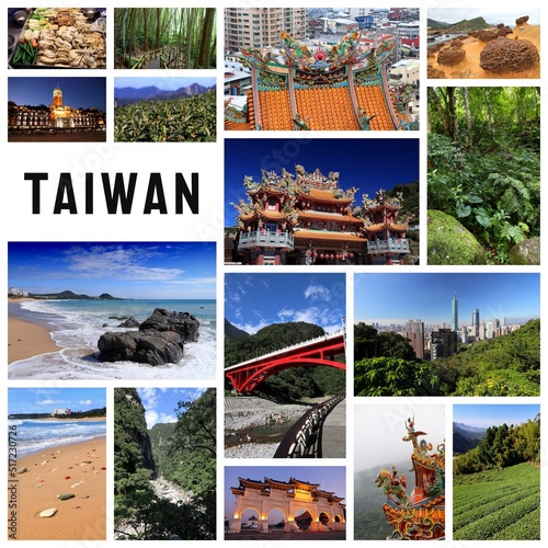 Taiwan photo collage