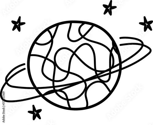 Planet Saturn clipart