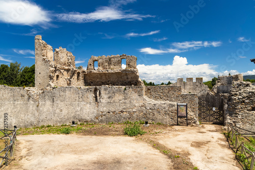 Canvas Print Castello di Bivona, Province of Vibo Valentia, Calabria, Italy