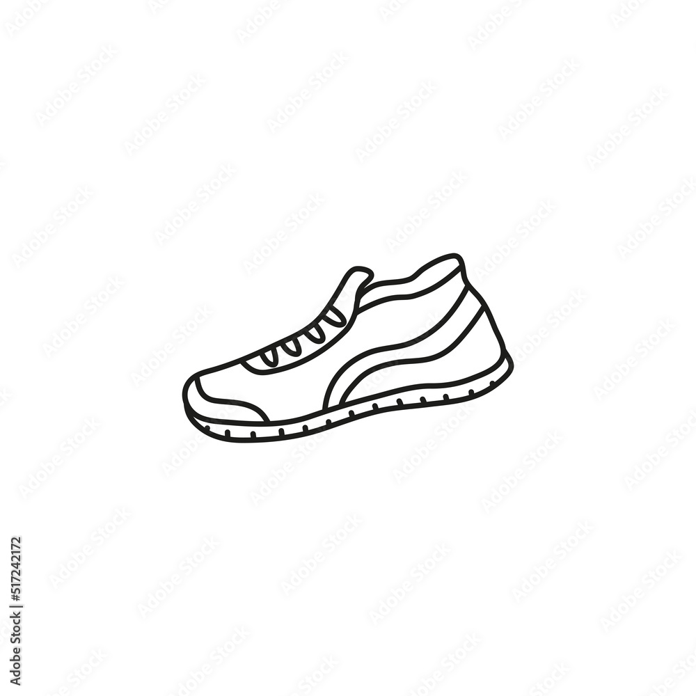 Doodle sport shoe.
