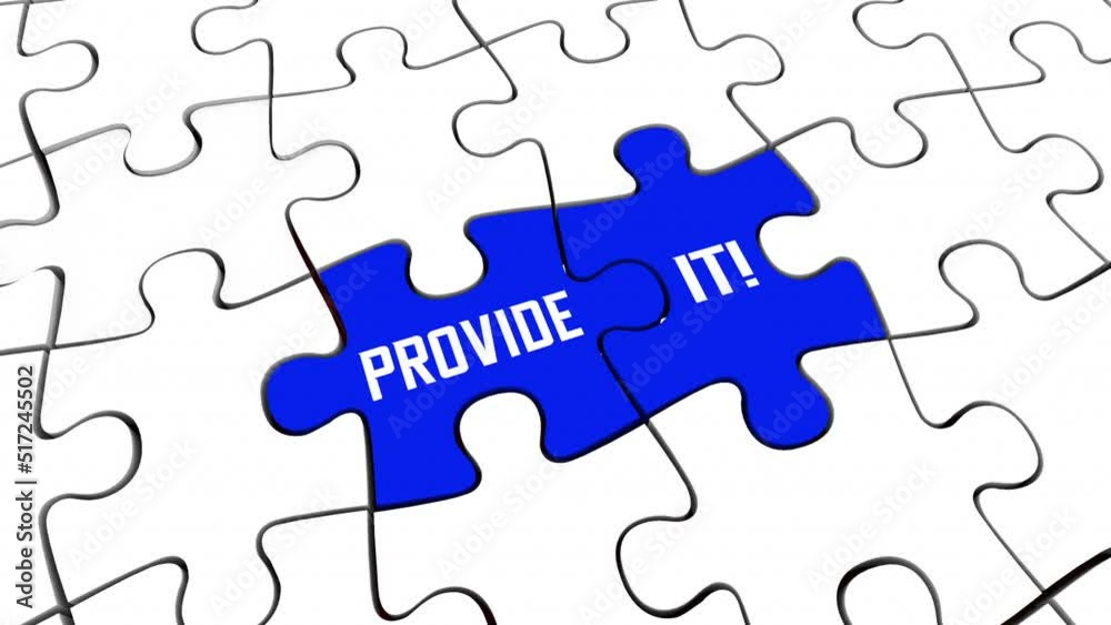 What Customers Want Provide It Puzzle Pieces Need Solution 3d Animation What Customers Want Provide It Puzzle Pieces Need Solution 3d Animation