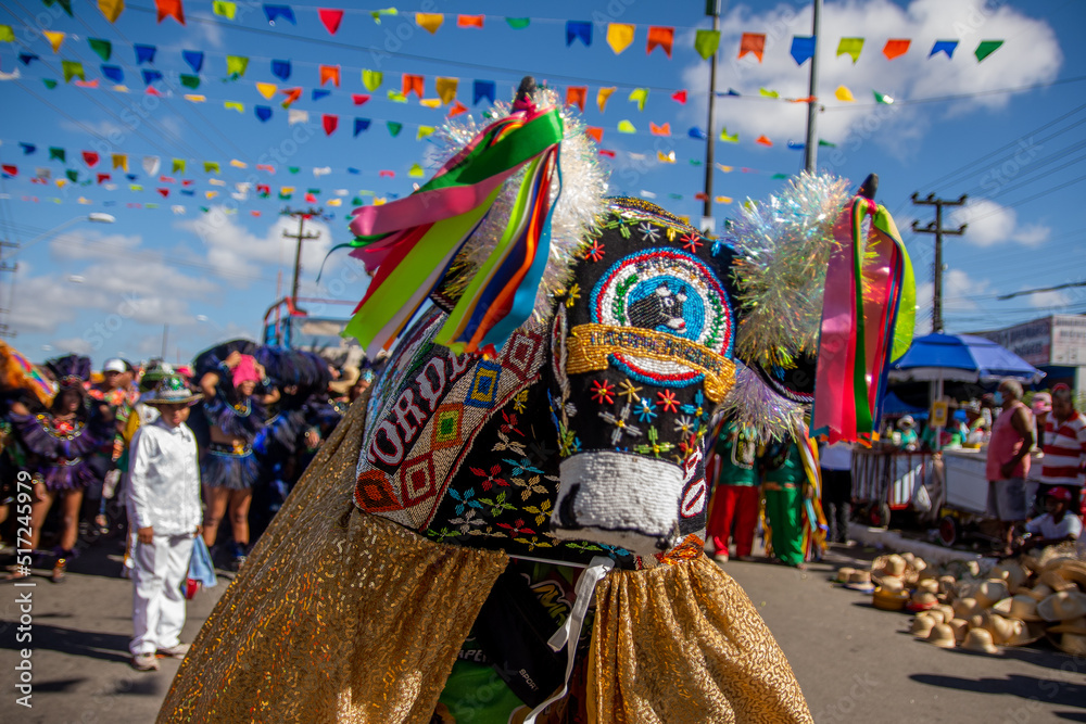 Festa do Bumba meu Boi em São Luis do Maranhão, nordeste Brasileiro. Junho de 2022