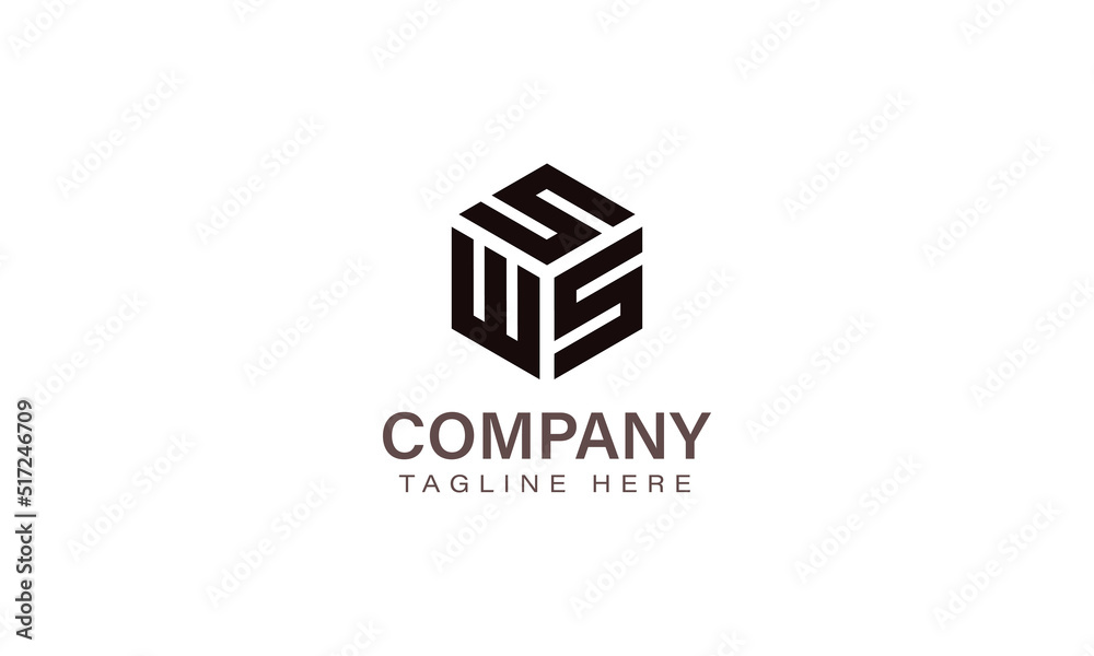 Letter SWS Logo, Three Letter Logo, Alphabet S W S Hexagon Shape Vector Icon Template Letter SWS Logo, Three Letter Logo, Alphabet S W S Hexagon Shape Vector Icon Template