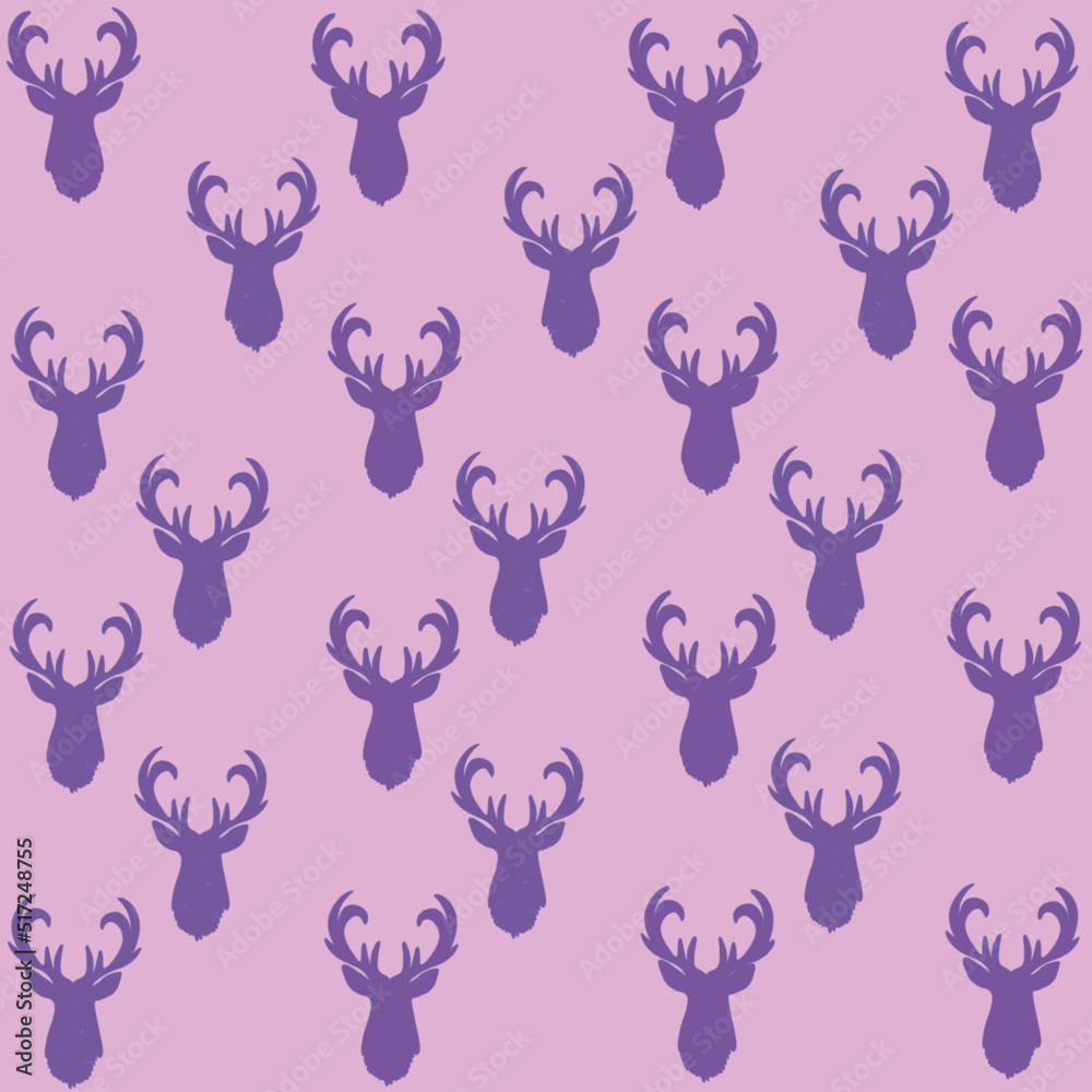 Obraz premium vector, pattern, illustration, animal, christmas, deer, cartoon, reindeer, seamless, design, decoration, symbol, silhouette, winter, xmas, nature, art, card, holiday, icon, texture, people, baby, wall