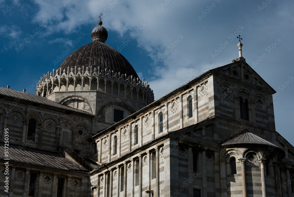 Ausschnitt vom Dom Santa Maria Assunta in Pisa, Toskana, Italien
