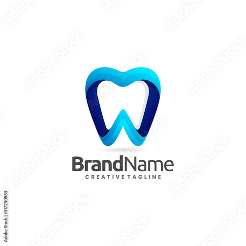 tooth logo, dental clinic logo, implant logo