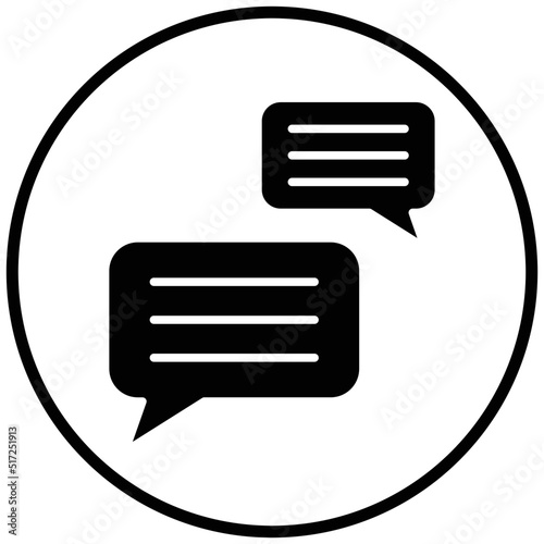 Bubble Chat Icon Style