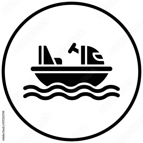 Bumper Boats Icon Style