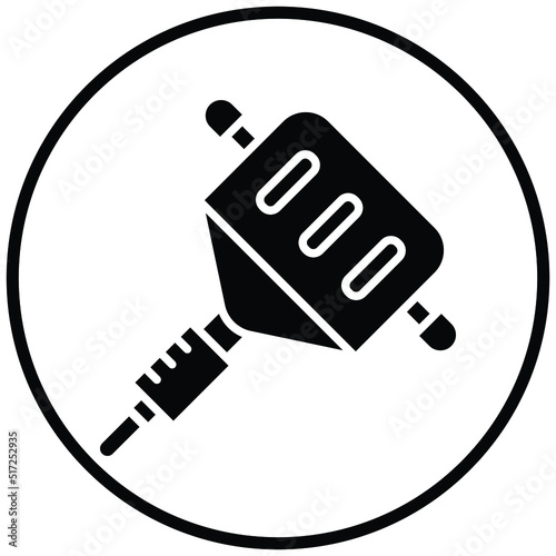 Drain Auger Icon Style