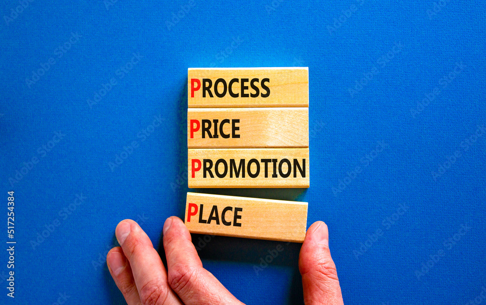 PPPP Process Price Promotion Place Symbol Concept Words PPPP Process pppp-process-price-promotion-place-symbol-concept-words-pppp-process