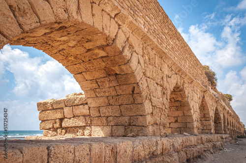 Aqueduc de Césarée en Israël