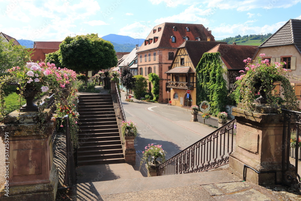 Bergheim, dans le vignoble d'Alsace, un des plus beaux villages de France