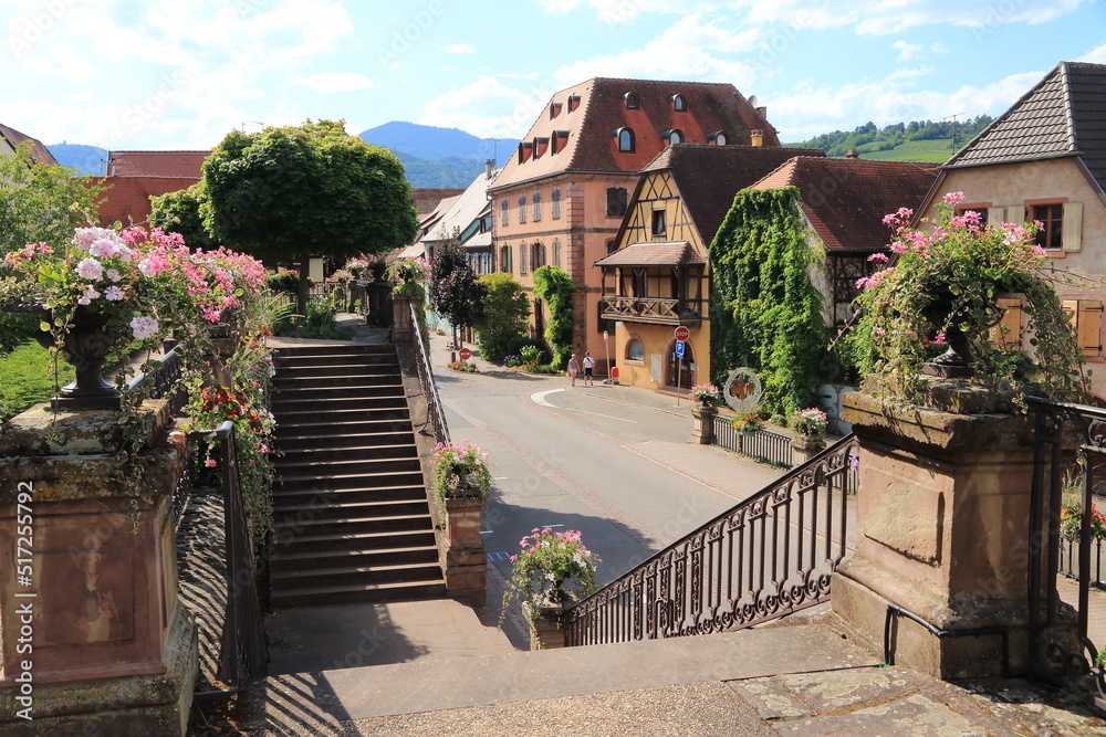 Bergheim, dans le vignoble d'Alsace, un des plus beaux villages de France