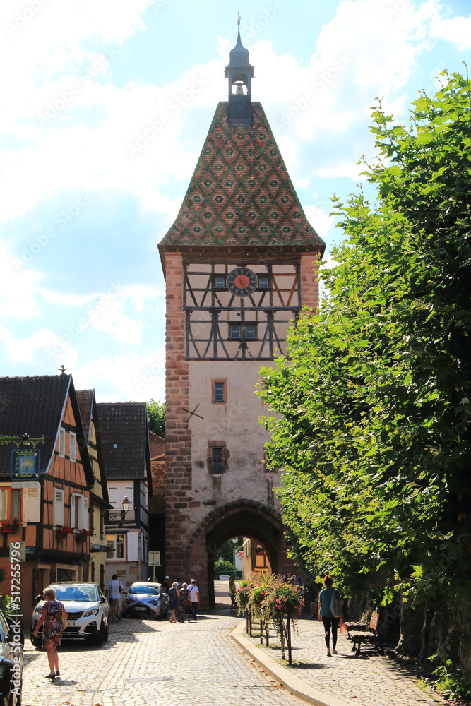 Bergheim, dans le vignoble d'Alsace, un des plus beaux villages de France