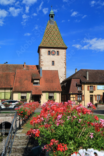 Bergheim, dans le vignoble d'Alsace, un des plus beaux villages de France
