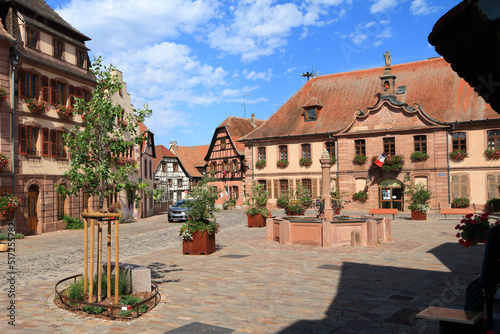 Bergheim, dans le vignoble d'Alsace, un des plus beaux villages de France