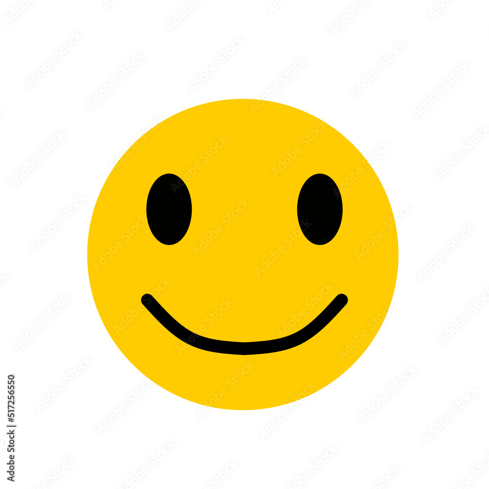 Emoji sticker vector 