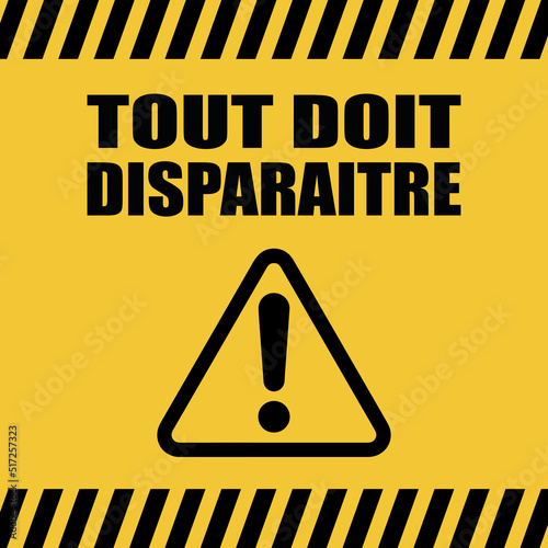 Logo tout doit disparaître.