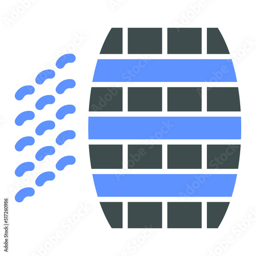 Barrel Leak Icon Style