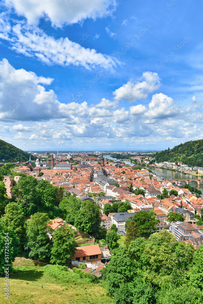 Old historic town of Heidelberg in Germany