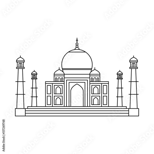 taj mahal famous landmark