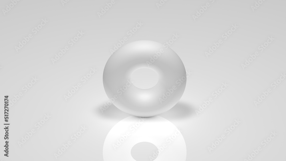 3d rendering, a white cylinder on a white background 3d rendering, a white cylinder on a white background