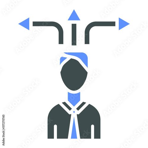 Business Ways Icon Style