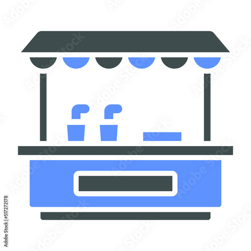 Drinks Stall Icon Style