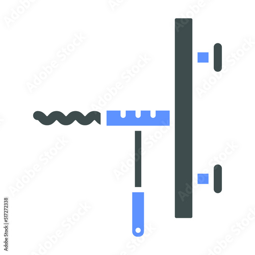 Sink Auger Icon Style