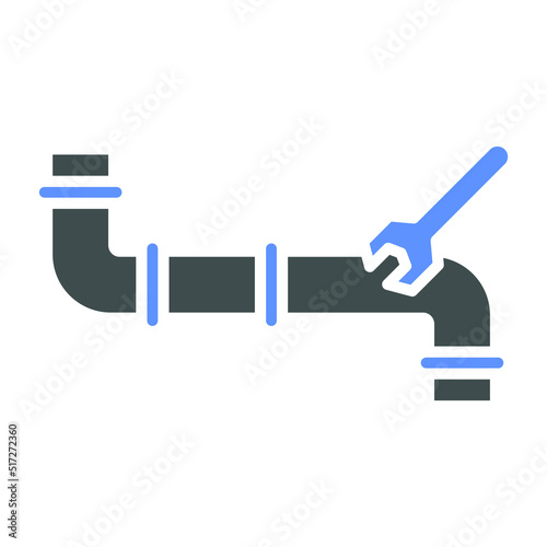 Pipe Fixing Icon Style