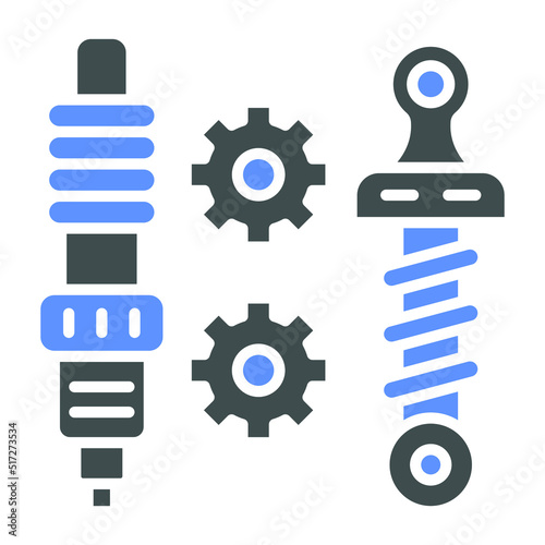 Car Parts Icon Style