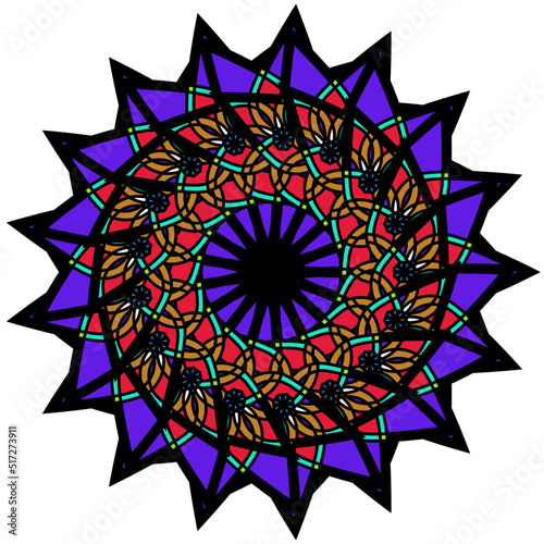 In practice, the mandala has become the general name for any plan, graphic, or geometric pattern that represents the cosmos metaphysically or symbolically, the microcosm of the universe from a human