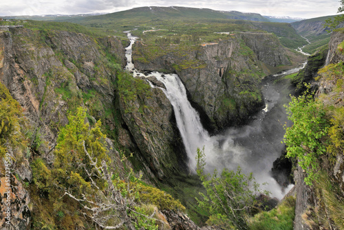 V  ringsfossen -  waterfall in Norway 