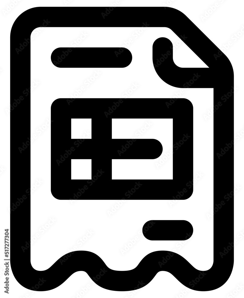 Invoice Icon Line Style Invoice Icon Line Style