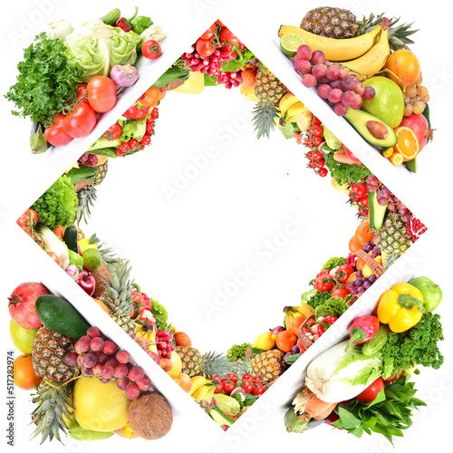 Fototapeta Naklejka Na Ścianę i Meble -  Fruit and vegetables