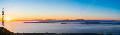 Raasay island sunrise panorama near Isle of Skye. Scotland © Pawel Pajor