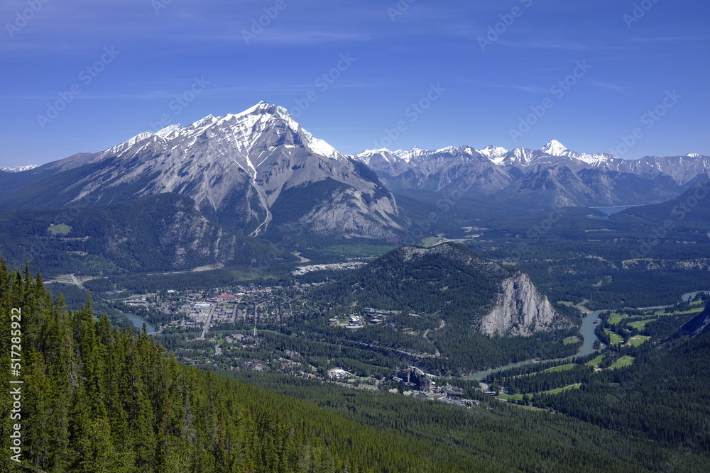 les montagnes Rocheuses canadiennes à Banff