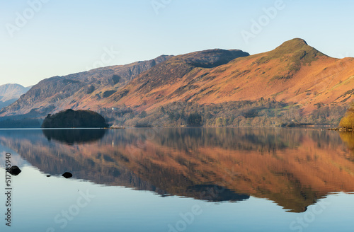 Derwentwater lake in Lake District. England