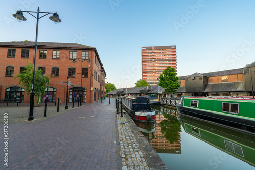 Coventry Canal Basin on Sherbourne river. England photo