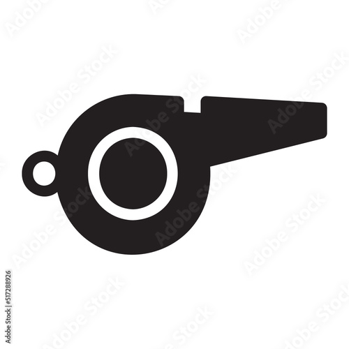 whistle glyph icon