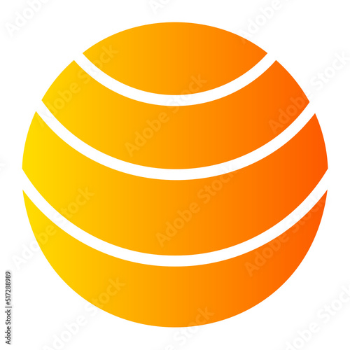 fitball gradient icon