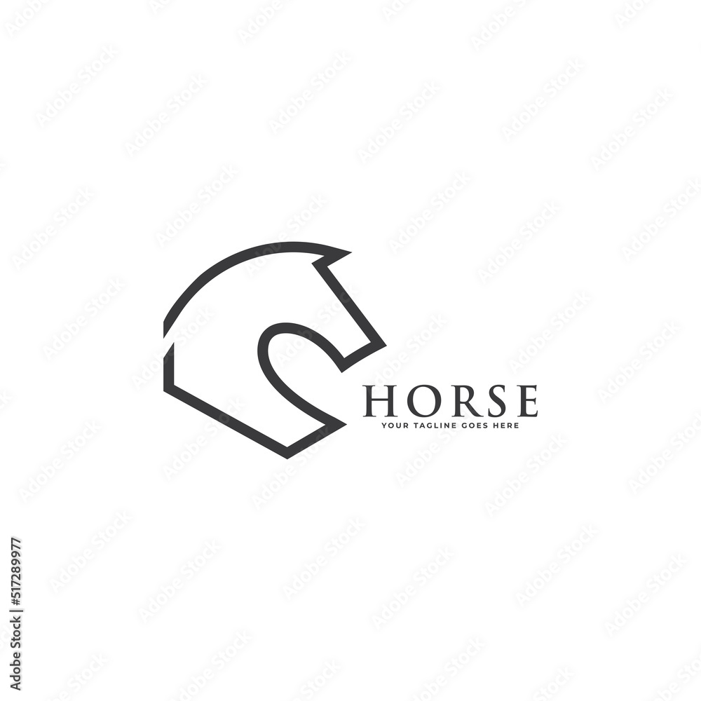 Horse Elegant Logo Symbol Vector. Horse Elegant Logo Symbol Vector.