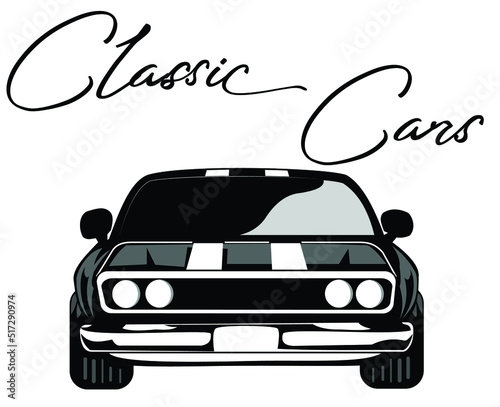 classic car logo for classic car club