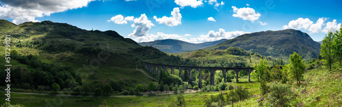 Glenfinnan Railway Viaduct in Scotland 