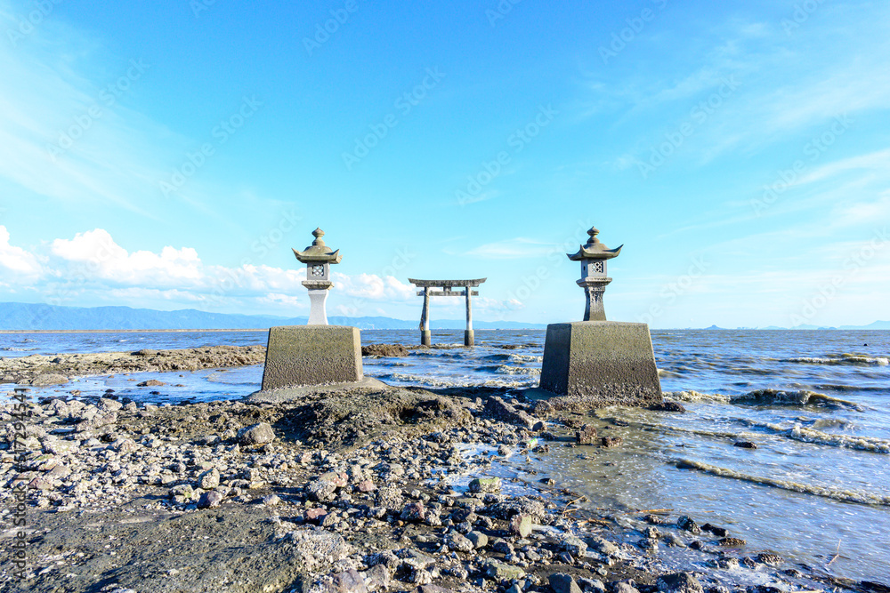 永尾剱神社（えいのおつるぎじんじゃ） (観光・旅行・スポット) Eino Tsurugi Shrine (Sightseeing/Travel ...