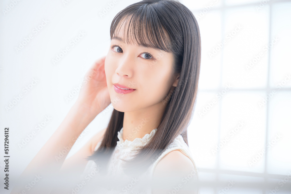 Fototapeta premium Women who care about their hair