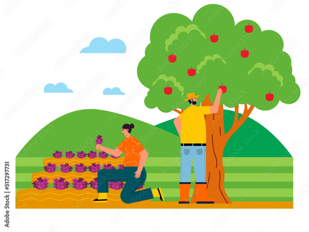 Farm vector illustration	